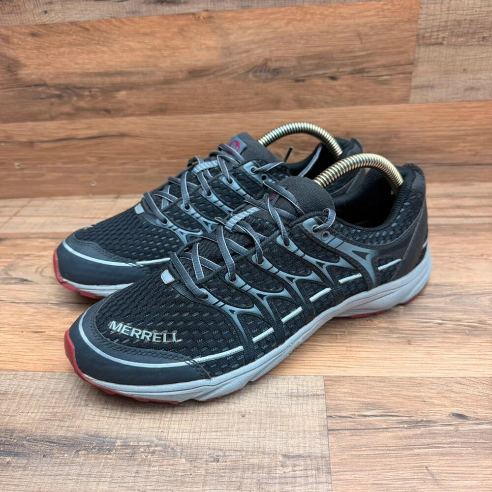 Merrell Black & Silver women size 11 Trail Running Shoes Sneakers